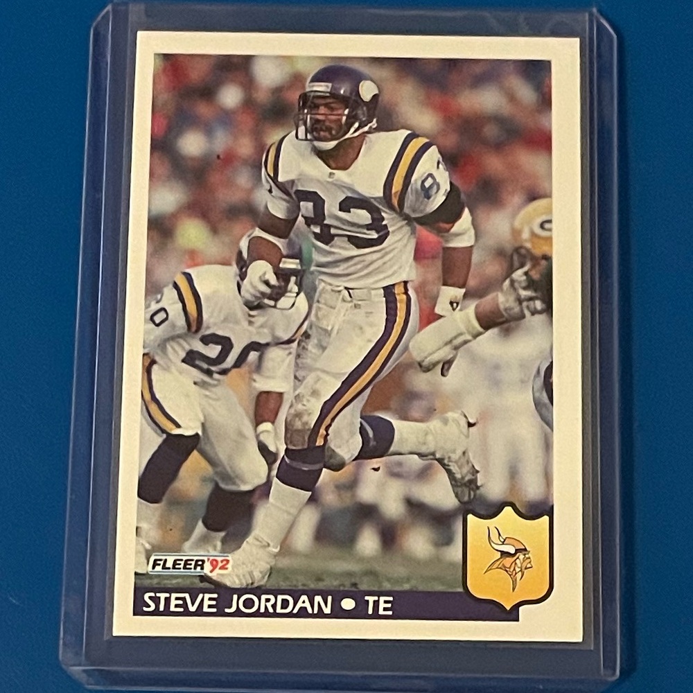 Steve Jordan #246 1992 Fleer Football Trading Card